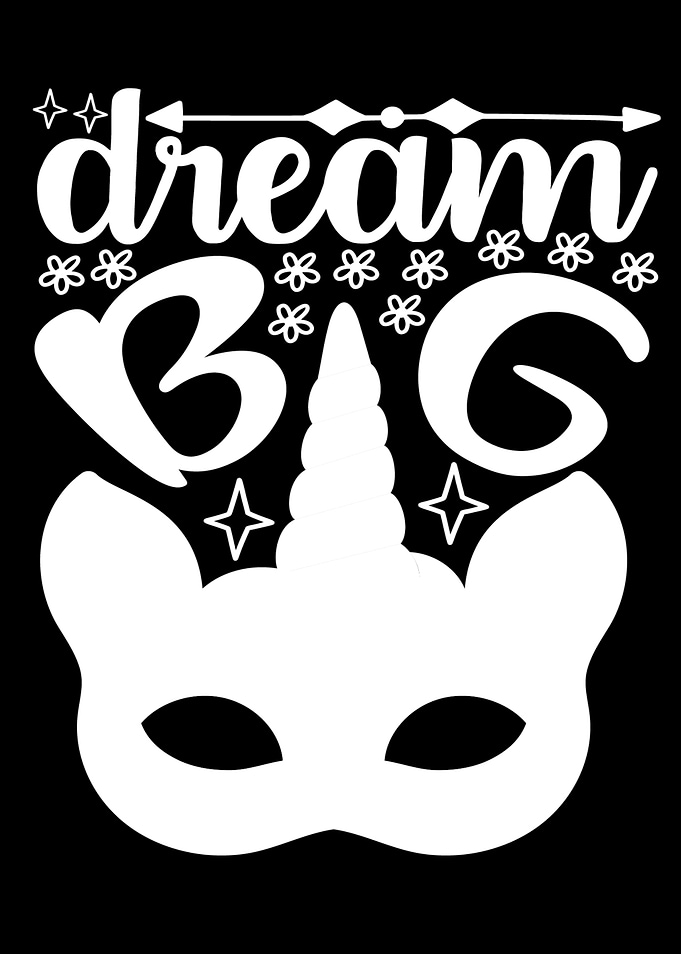 Unicorn Mask Dream Big