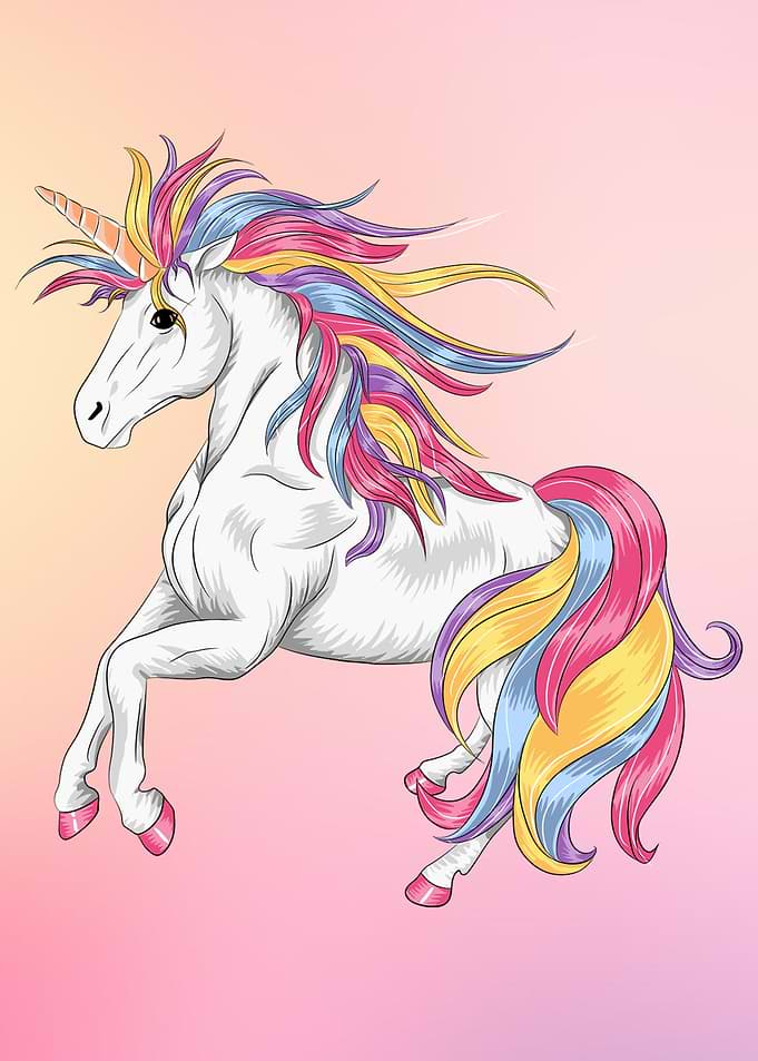 Cute little Unicorn Horse