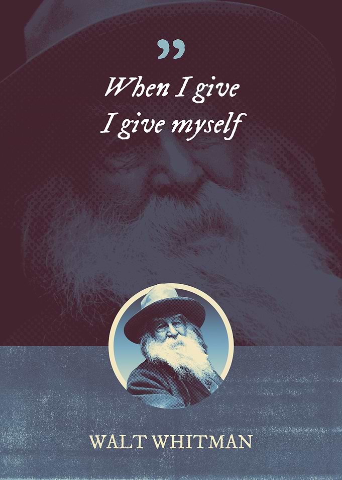When I give I give myself