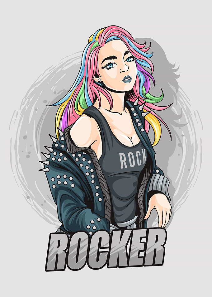 Rocker Girl Woman