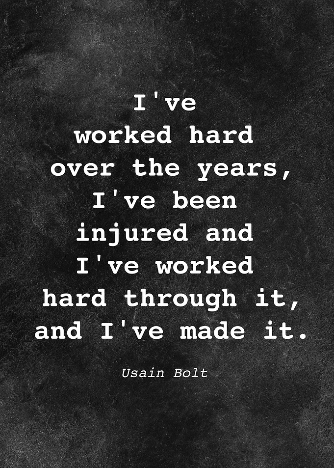 Usain Bolt Quote D024