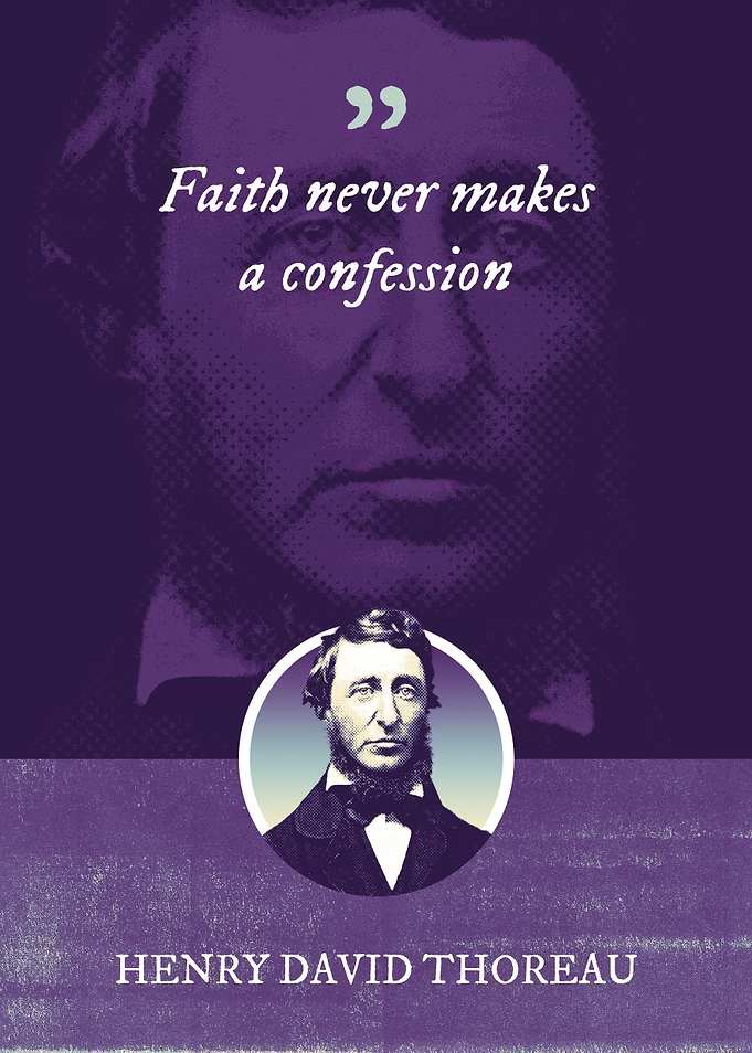 Faith never makes a