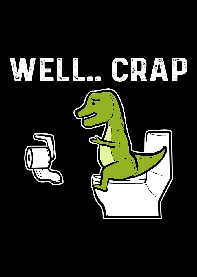 Well Crap Klopapier Dinos