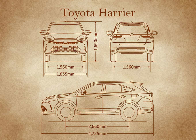 Toyota Harrier 2018 old