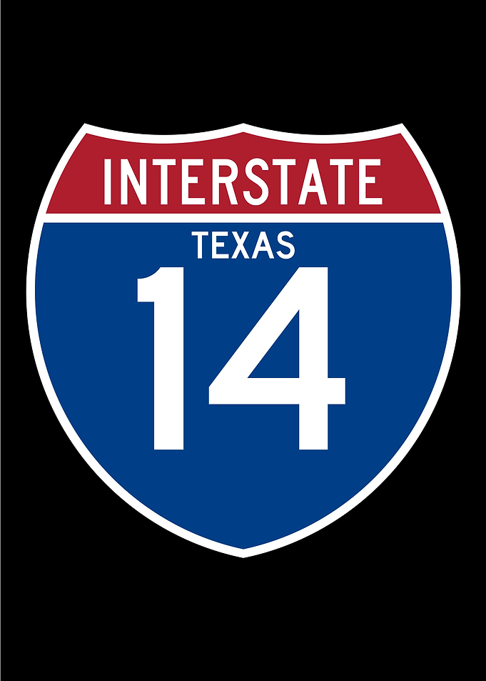 INTERSTATE 14 TEXAS USA