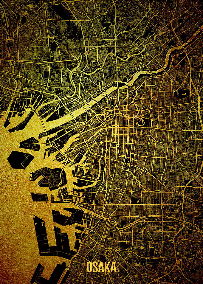 Osaka gold map