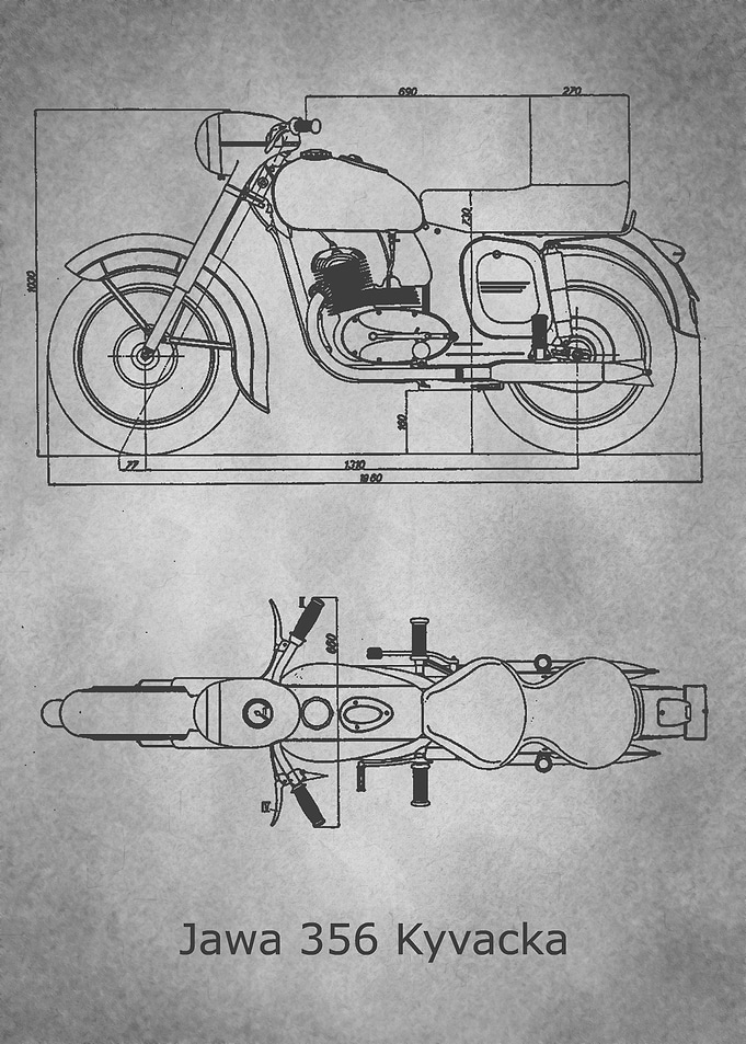 Jawa 356 Kyvacka 1956