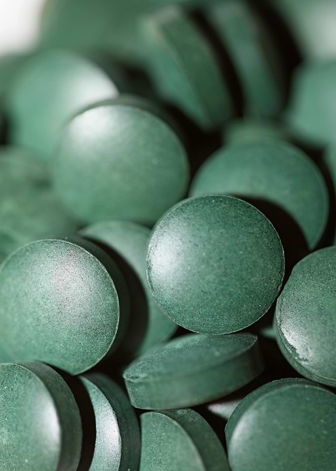 Spirulina platensis pills