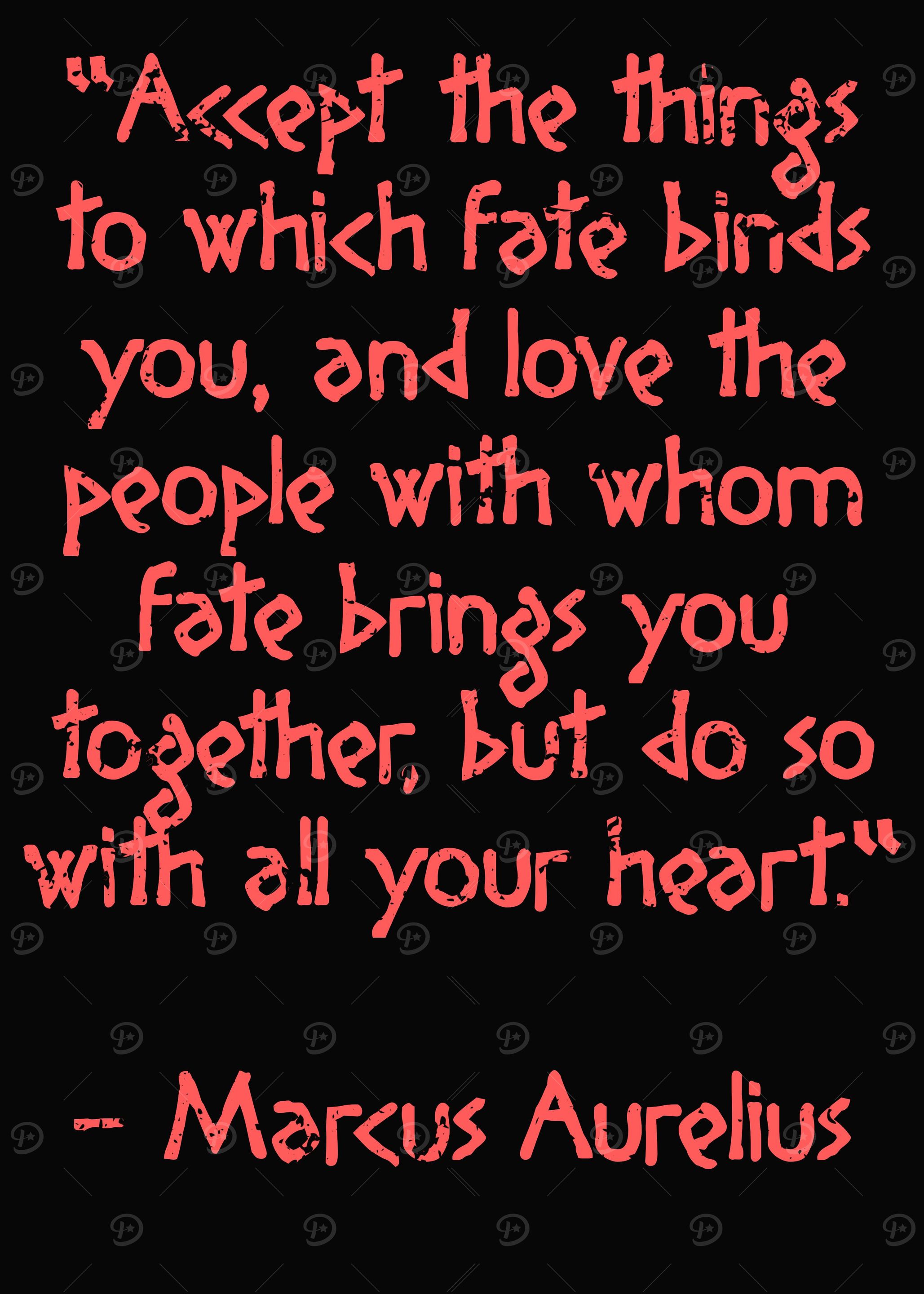 Marcus Aurelius Acceptance
