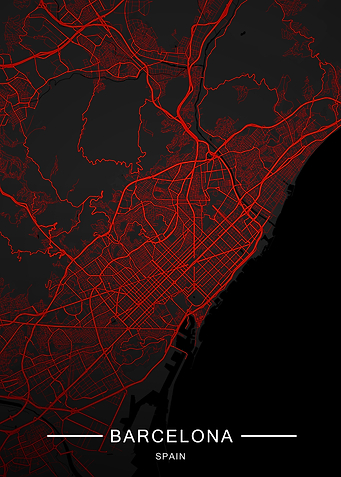 City Map Of Barcelona