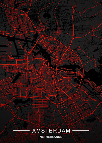 City Map Of Amsterdam
