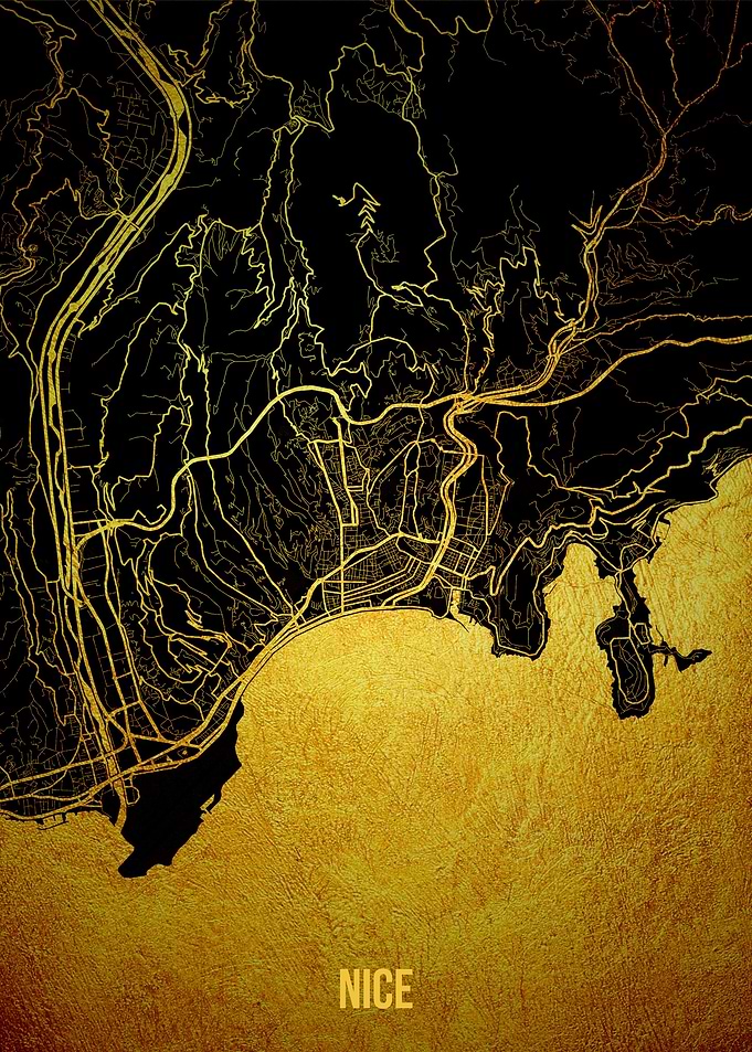 Nice gold map
