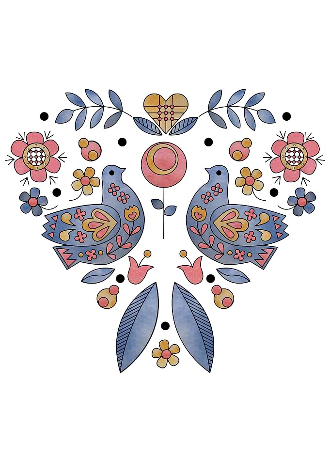 Scandinavian Folklore bird
