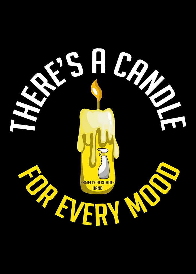 Smelly Alcohol Hand Candle