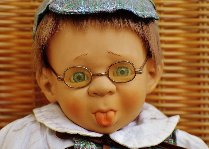 Mocking doll