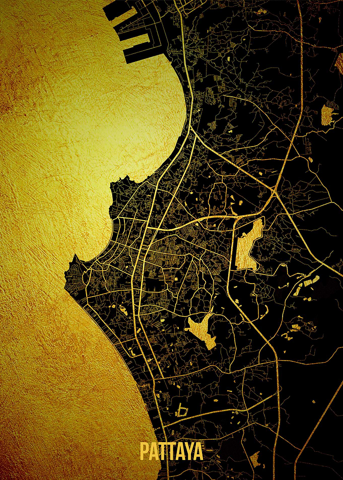Pattaya gold map