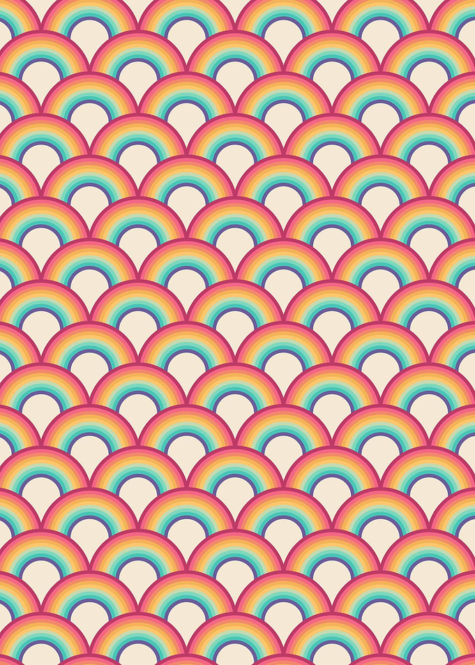 Retro Rainbow Pattern 11