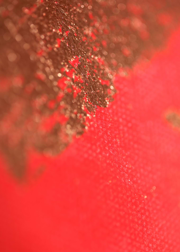 Colorful paint in canvas