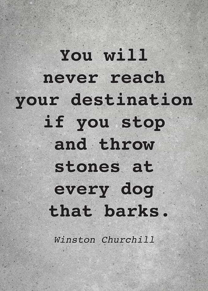 W Churchill Quote L005