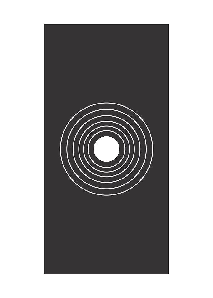abstract spiral poster