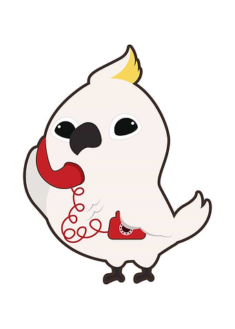 Parrot Telephone receiver