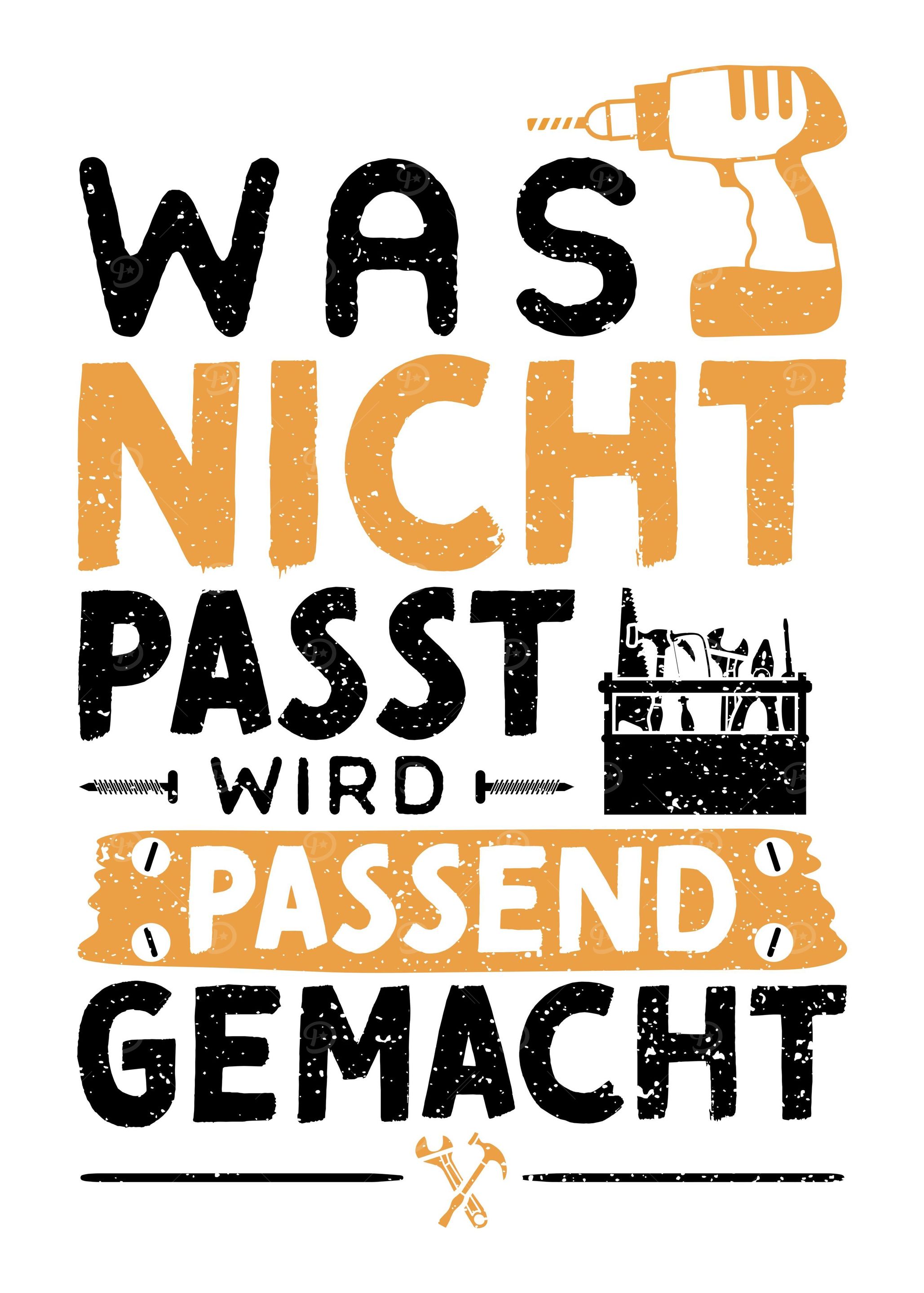 Was Nicht Passt Wird Passe