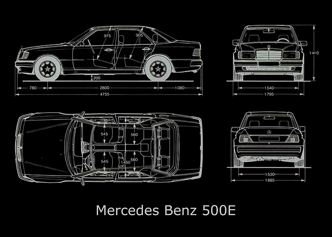 Mercedes Benz 500E 1992
