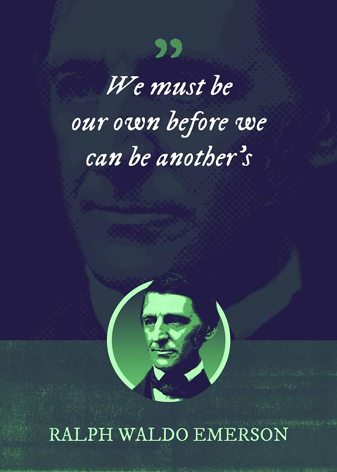 We must be our own before