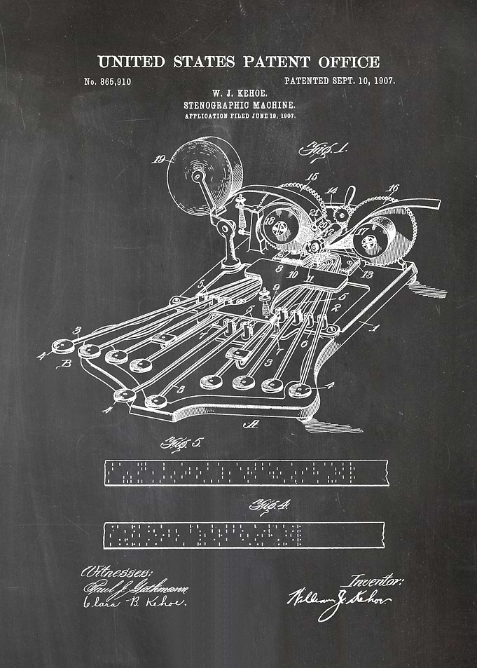 39 Stenographic Machine P