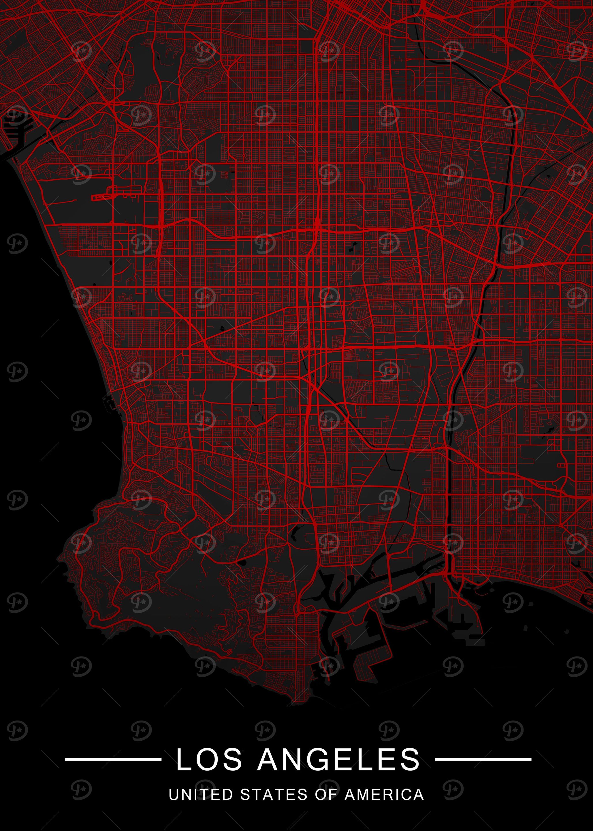 City Map Of Los Angeles