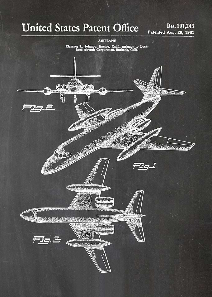 25 1961 Lockheed Airplane