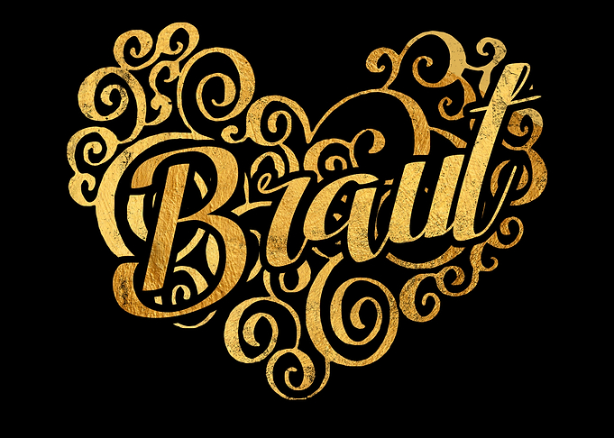 Braut Calligraphy Bride
