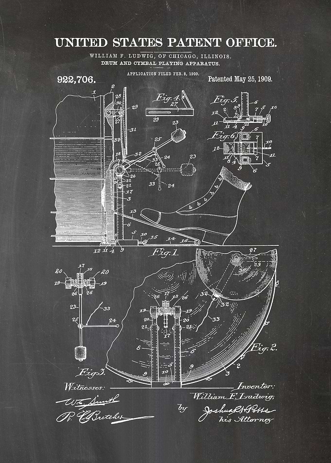 44 Drum And Cymbal Pedal