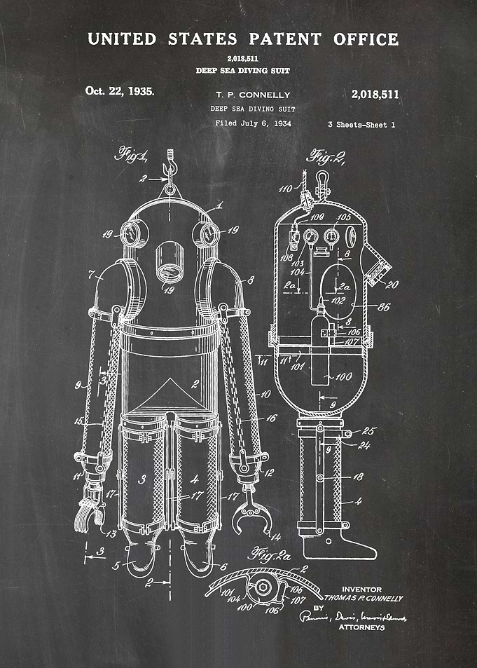 33 Deep Sea Diving Suit P