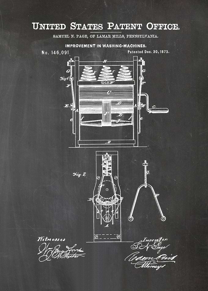 32 Washing Machine Patent