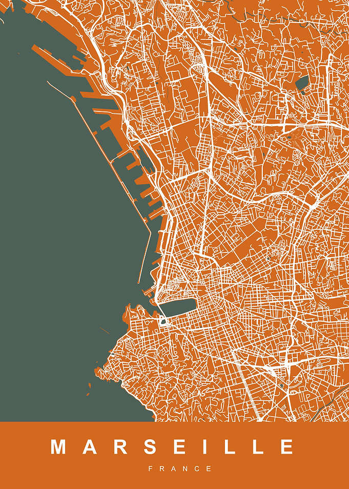 MARSEILLE map France