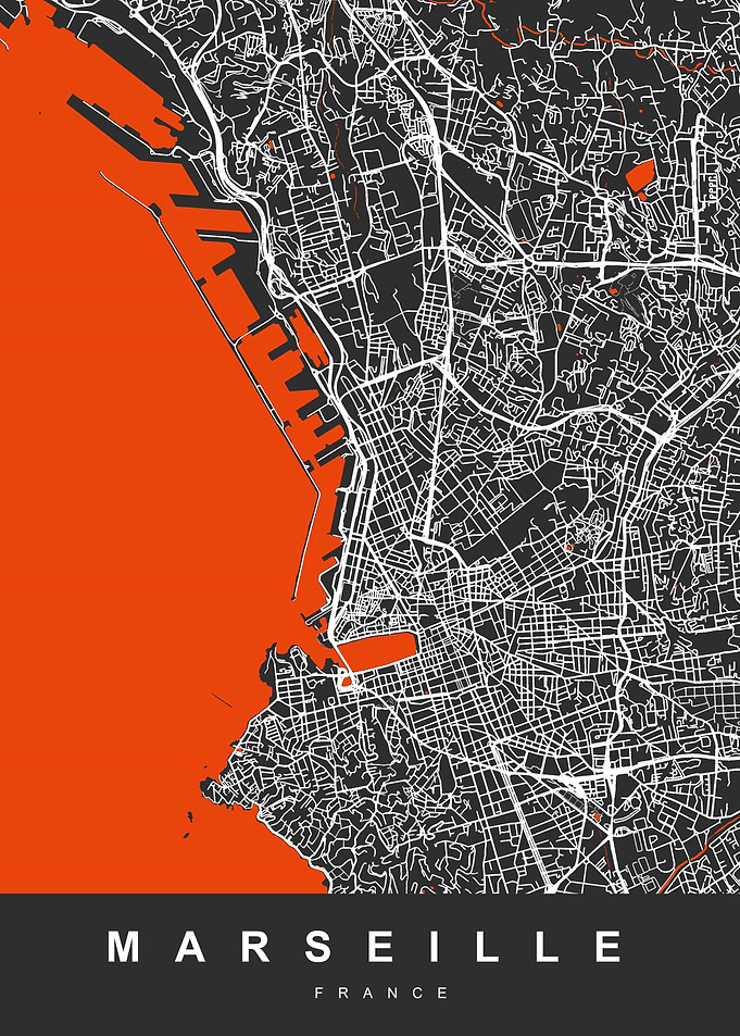 MARSEILLE map France