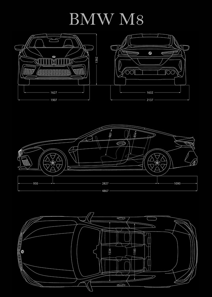 BMW M8 Coupe 2019