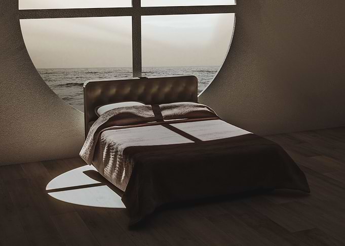 Surreal 3D Bedroom Minimal