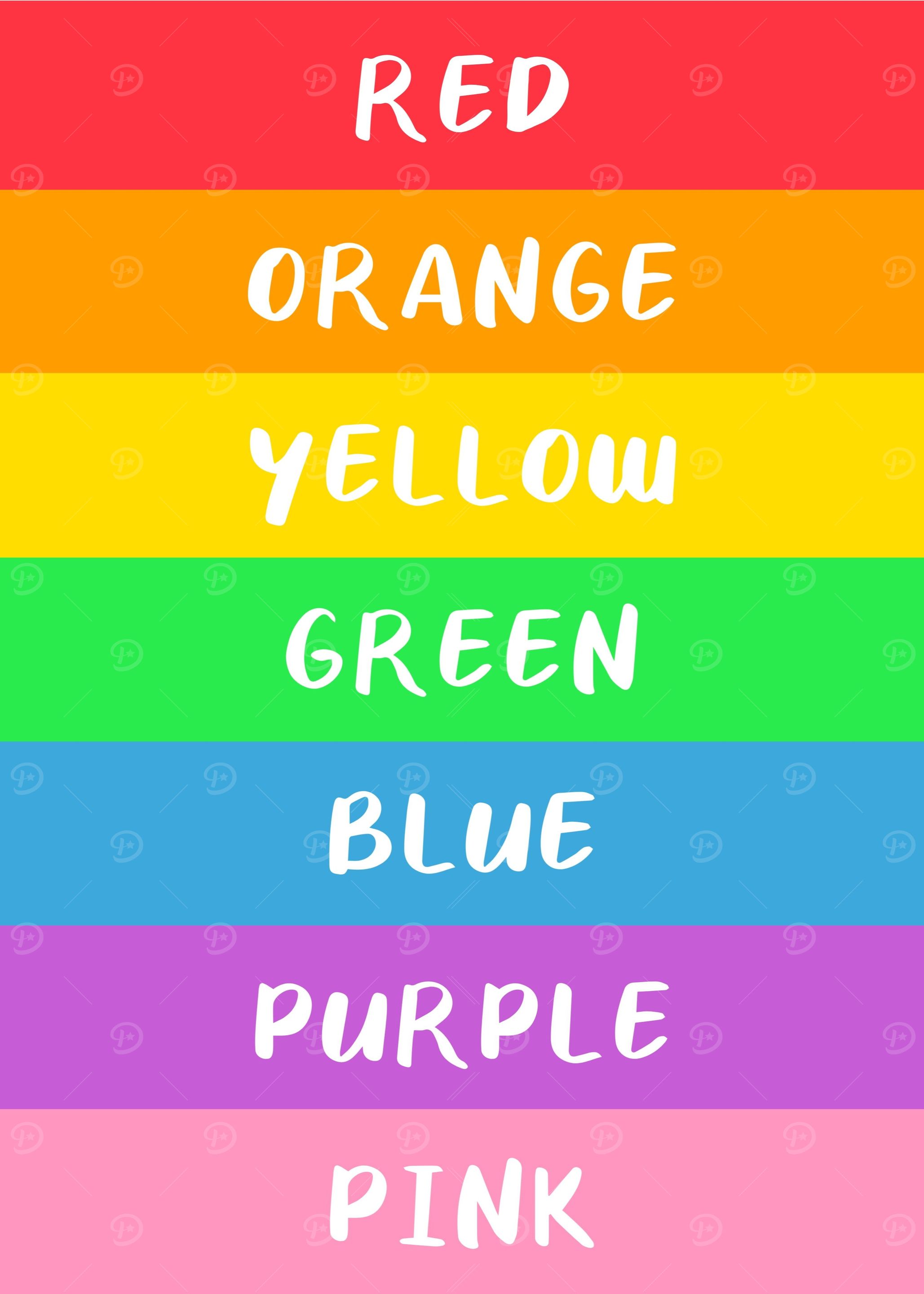 Color rainbow