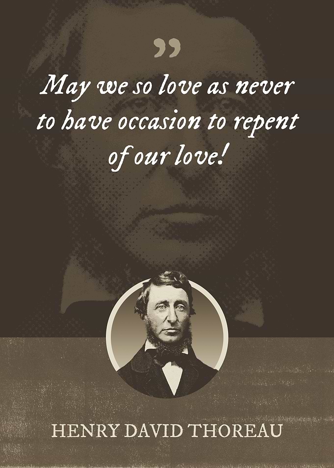 May we so love as never to