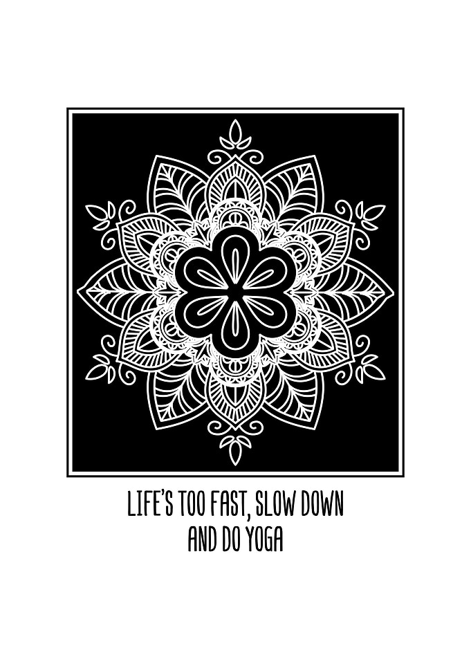 Yoga Meditation Wall Art