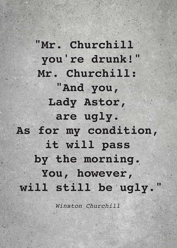 W Churchill Quote L028