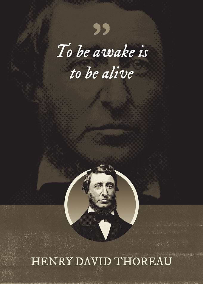To be awake is to be alive