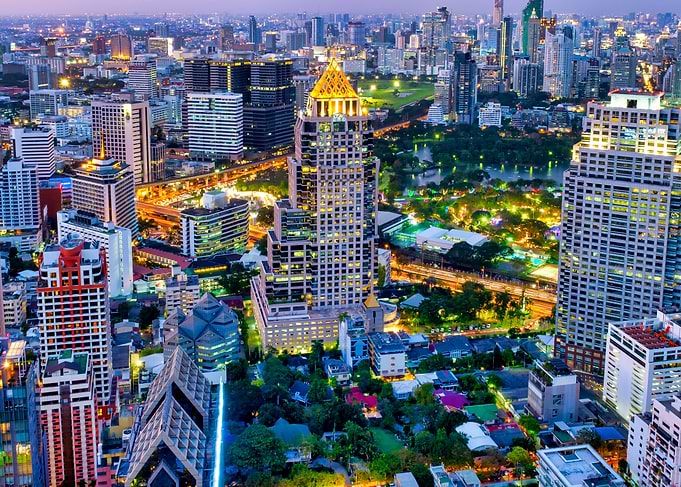 View of Lumphini Park