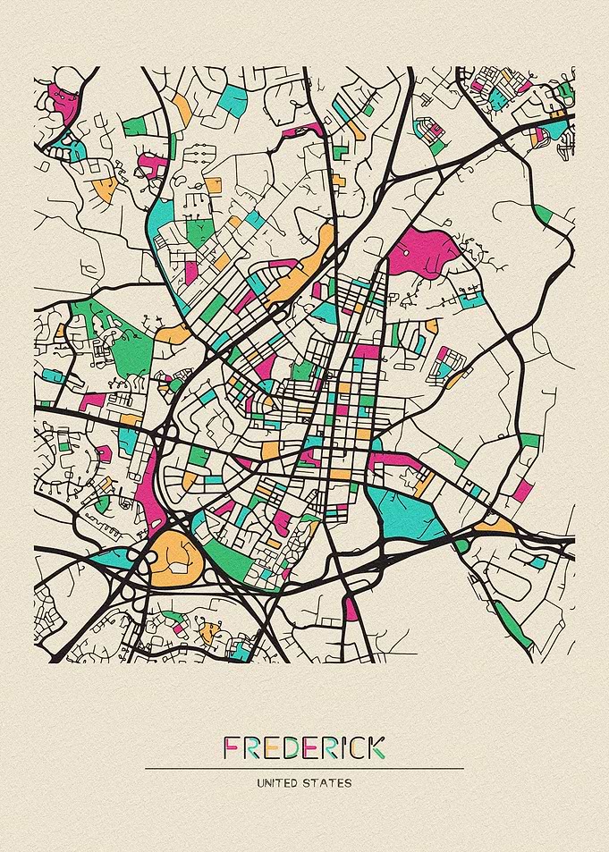 Frederick Map