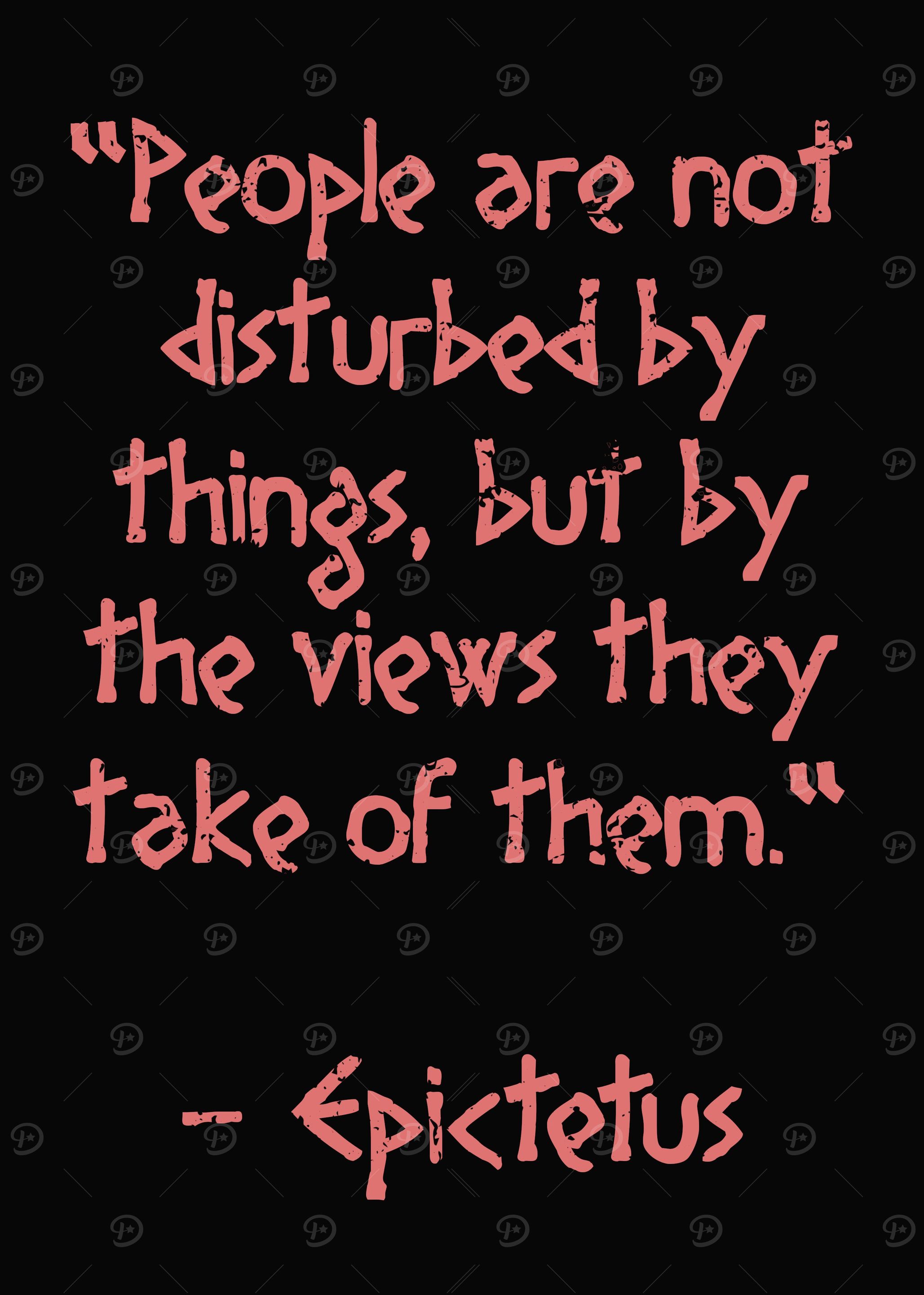 Epictetus Quote Stoic View