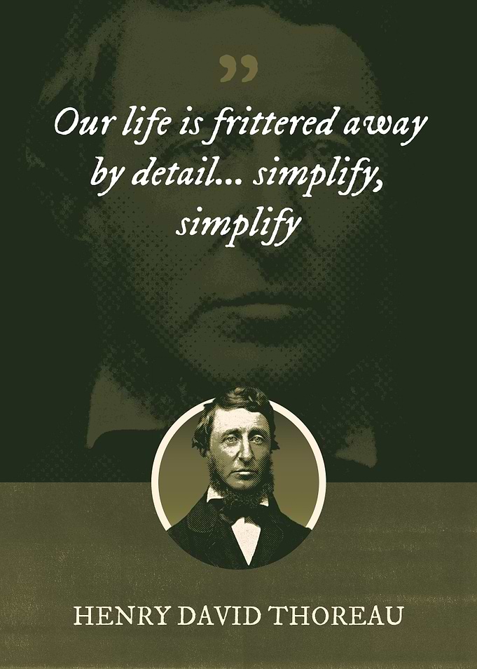 Our life is frittered away