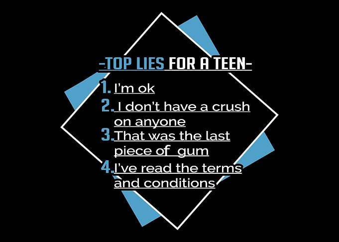 Top Lies Teenager Gift