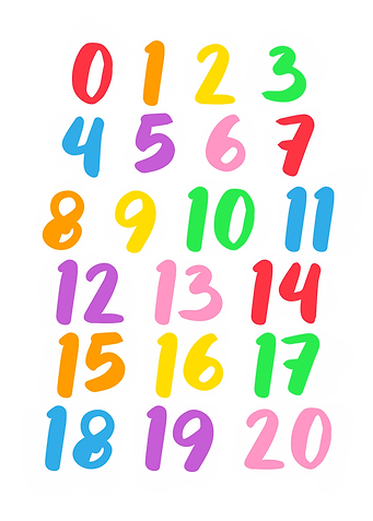 Number rainbow
